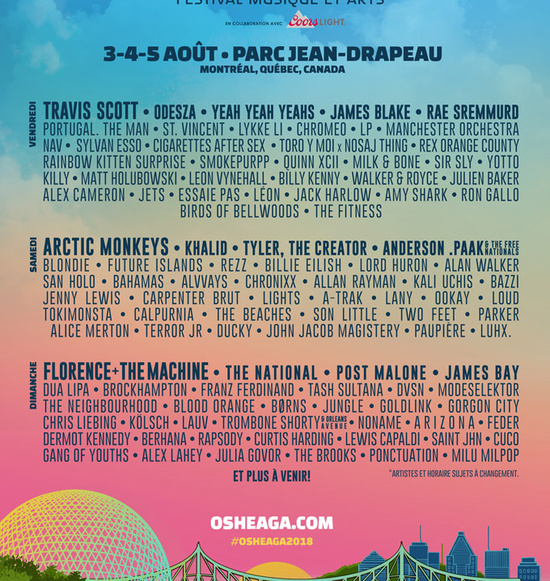 Osheaga 2018