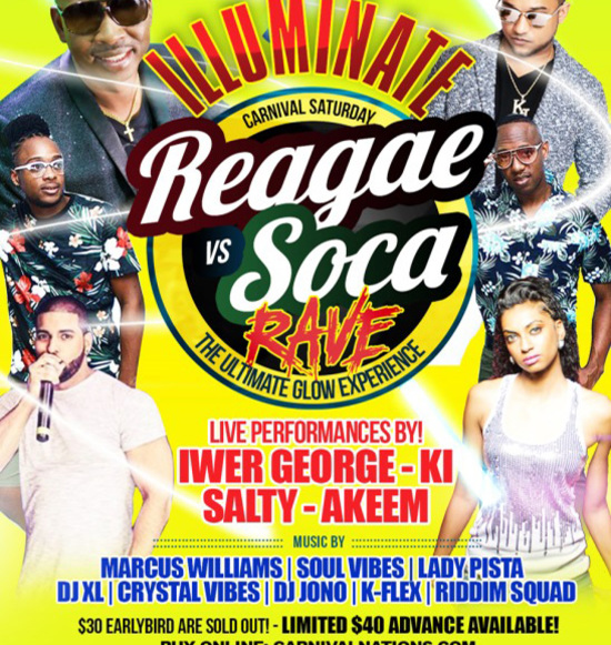 Illuminate Reggae vs Soca