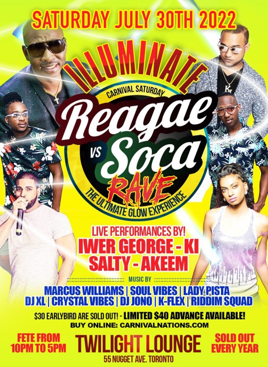 Illuminate Reggae vs Soca
