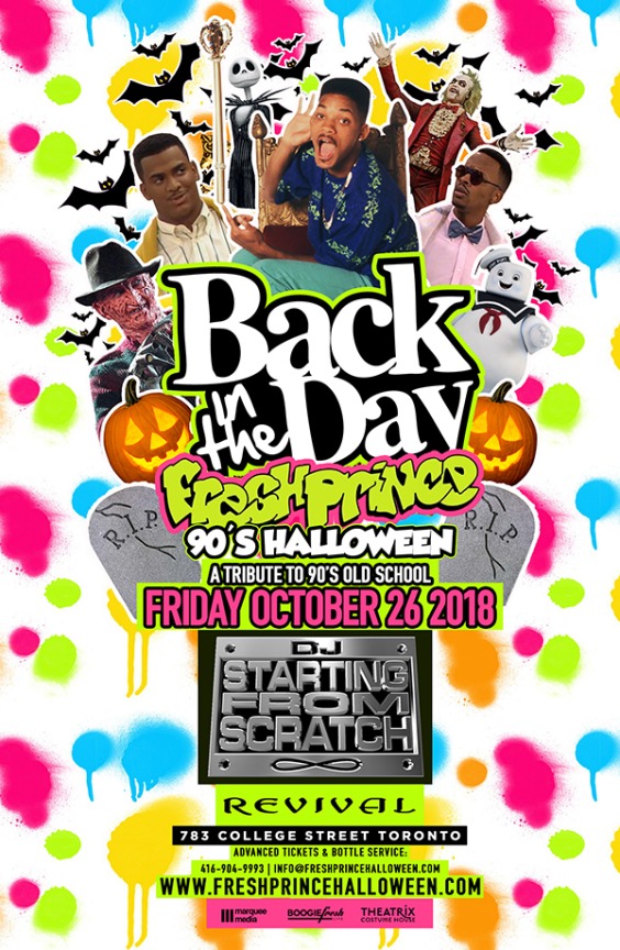 Fresh Prince of Bel-Air 90's Halloween w/ DJ Starting From Scratch