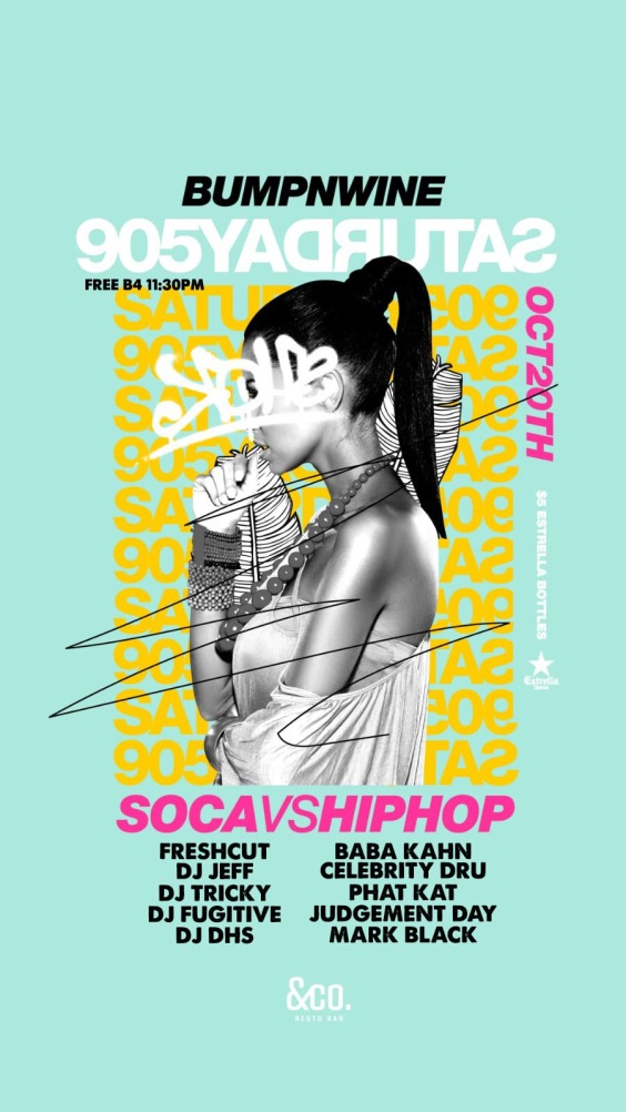 Bump N Wine Saturday Oct 20th 2018 @ &Co Restro and Bar