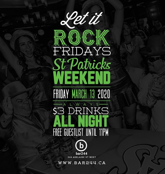 bar244 St Patricks Friday