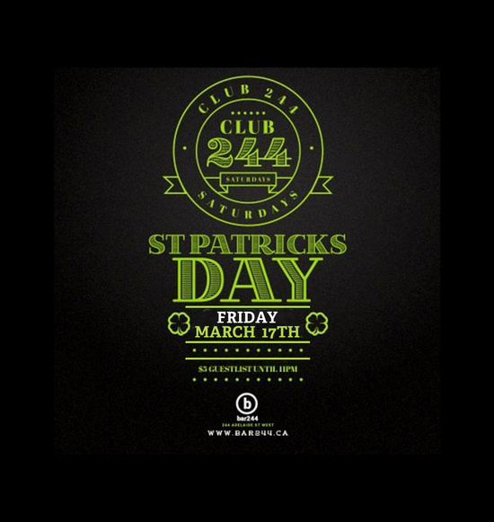 St Patricks Saturday