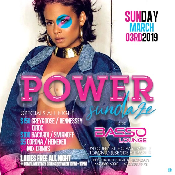 THE NEW INDUSTRY NIGHT (POWER SUNDAZE) BASSO LOUNGE (TORONTO)