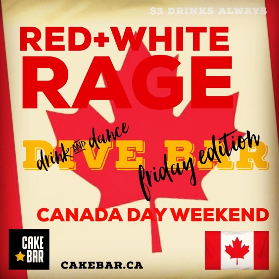 Cake Canada Day Friday