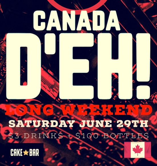 CAKE CANADA DAY SATURDAY