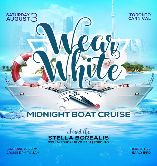 Wear White Midnight Boat Cruise