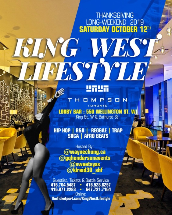 King West Lifestyle | Thompson Lobby Bar | Oct 12