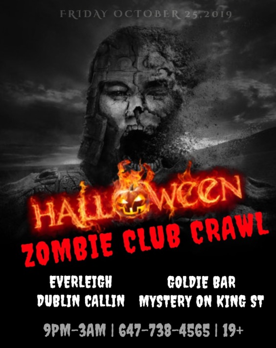 Zombie Halloween Club Crawl 2019