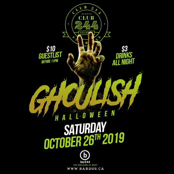 GHOULISH Halloween Saturday
