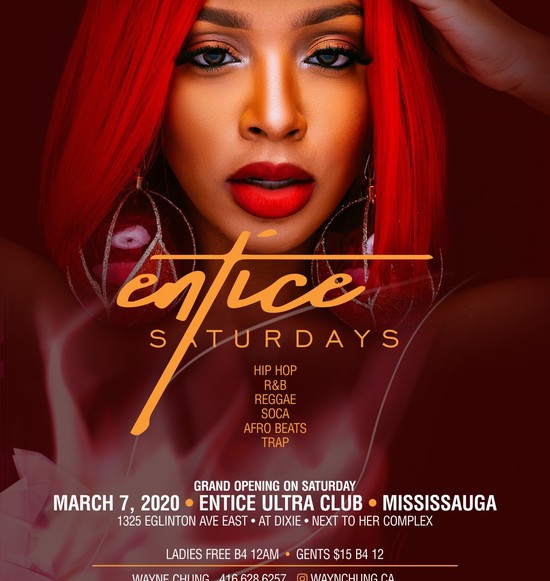 ENTICE SATURDAYS |  ENTICE ULTRA CLUB