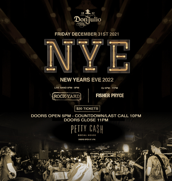 Petty Cash NYE 2022