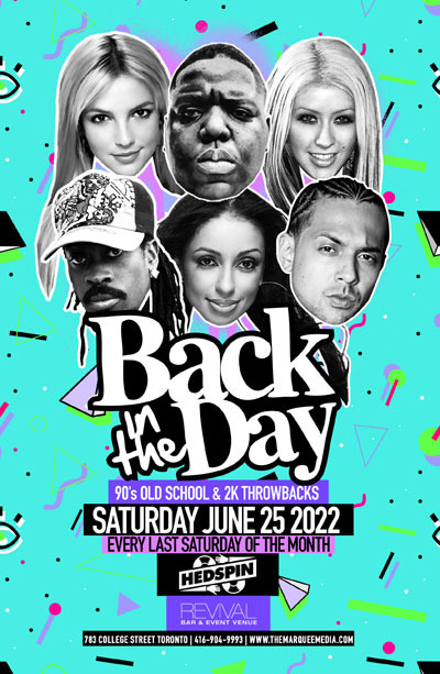 Back In The Day ft. DJ Hedspin | 90's & 2K Throwbacks