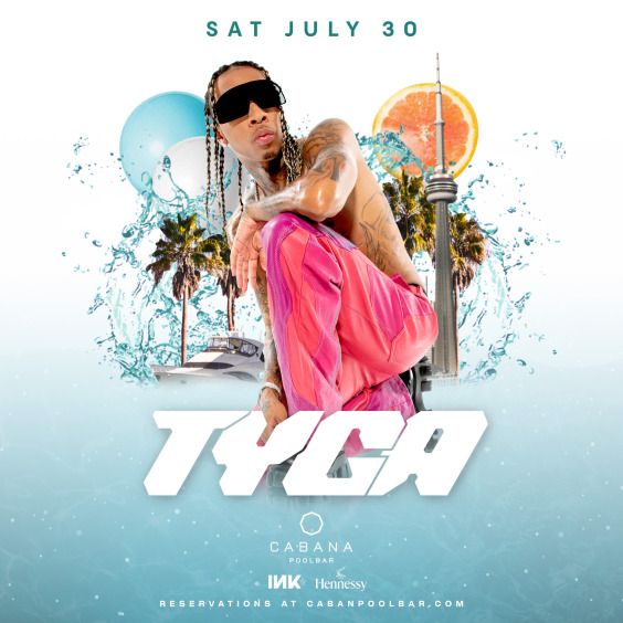 TYGA inside Cabana Pool Bar