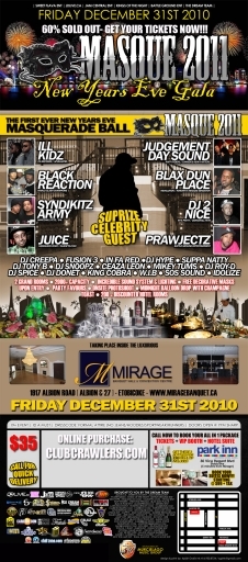 Masque 2010/2011@ Mirage Banquet Hall