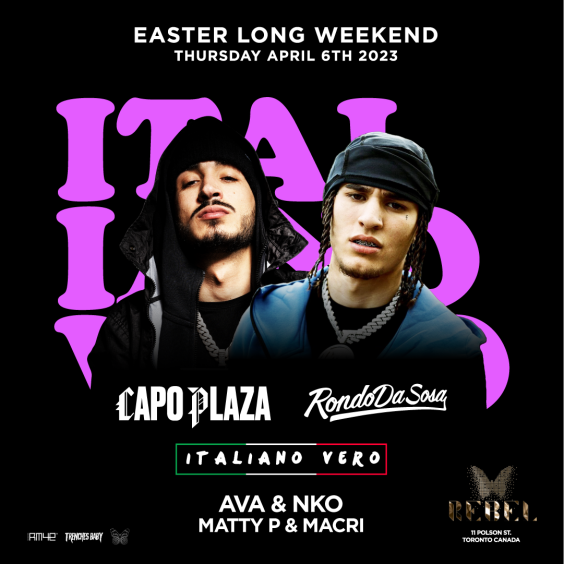 EASTER WITH CAPOPLAZA & RONDODASOSA