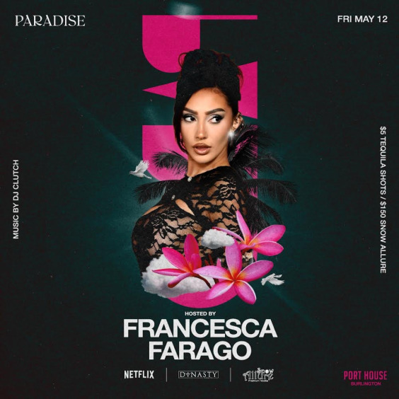 Paradise Fridays Hosted by Francesca Farago @ The Porthouse