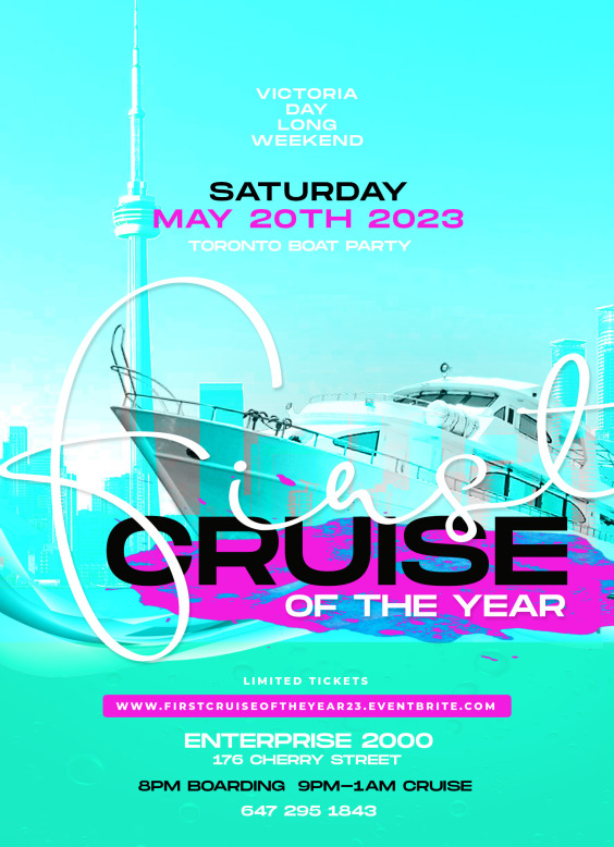 TORONTO BOAT PARTY 2023 | FIRST CRUISE OF THE YEAR