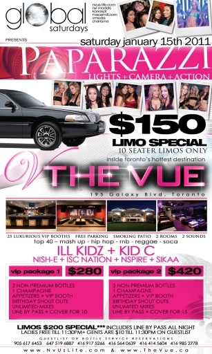 GLOBAL SATURDAYS inside THE VUE: Special Event: Paparazzi!