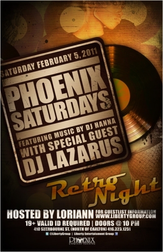 Phoenix Saturdays Presents Retro Night!