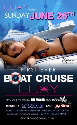 LUXYS FIRST BOAT CRUISE