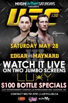 LUXY PRESENTS UFC 130 EDGAR vs MAYNARD