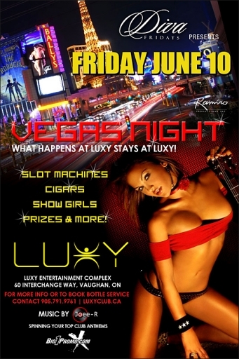 LUXY PRESENTS VEGAS NIGHT - WHAT HAPPENS AT LUXY STAYS