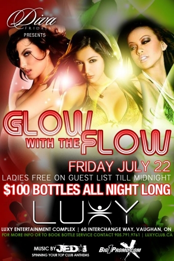 GLOW WITH THE FLOW AT LUXY