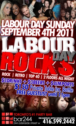 Labour Day Rocks Long Weekend Sunday
