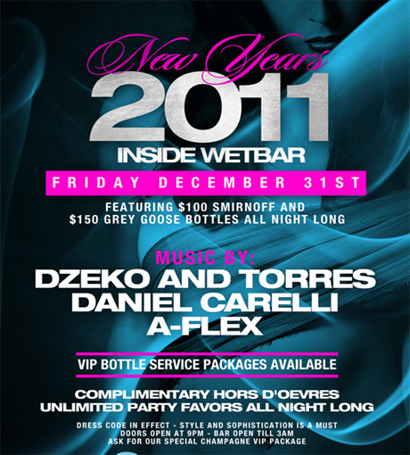 Wet Bar New Years