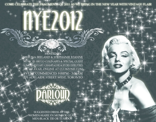 Parlour New Years Eve 2012