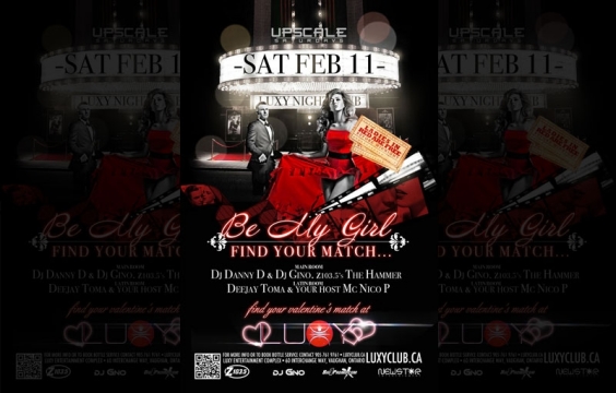Be My Girl Valentine's Inside Luxy