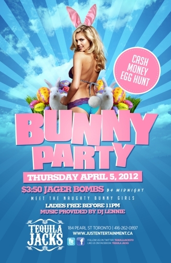 easter club flyer