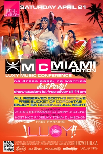LUXY NIGHTCLUB - LUXY MUSIC CONFERENCE