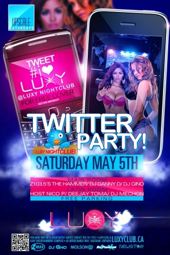LUXY NIGHTCLUB - FOLLOW ME TWITTER