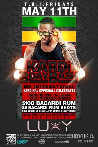Kardis B-DAY Bash inside Luxy Nightclub
