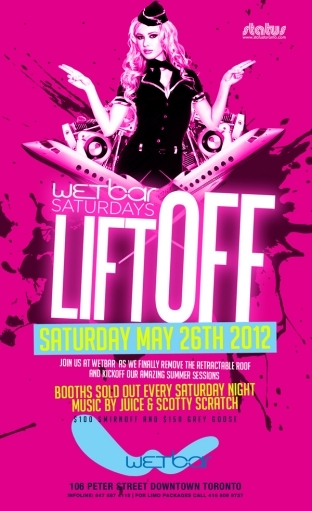 Lift Off At Wetbar Saturday