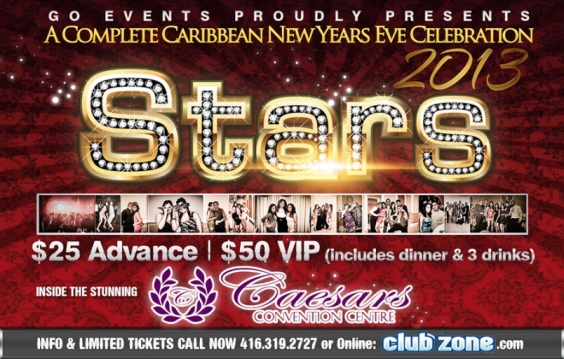 Stars New year Eve