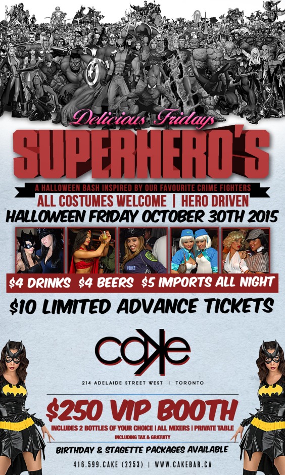 Superheros Halloween 2015