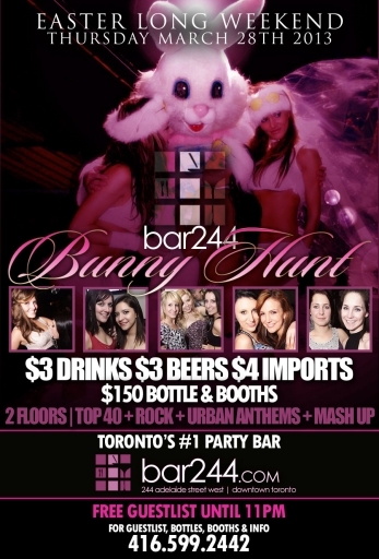 BUNNY HUNT | $3 Drink + Beer Easter Thursday