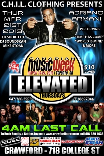ELEVATED THURSDAYS CMW SERIES 4 AM LAST CALL THU MAR 21