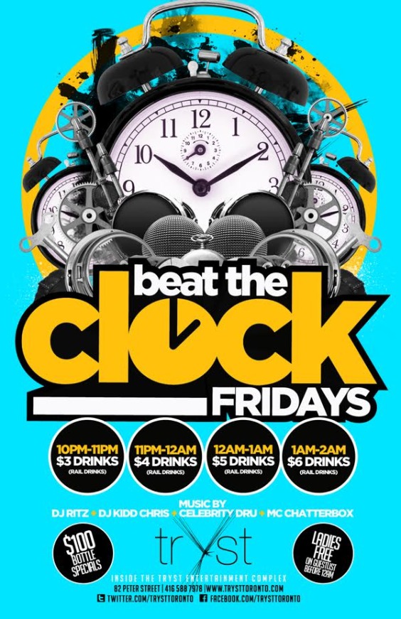 BEAT THE CLOCK FRIDAYS