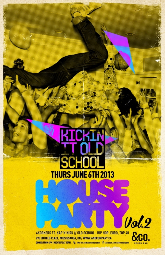 club crawlers kickin it ol skool flyers