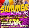 $3 Drinks & Bikini Tops End Of Summer Weekend
