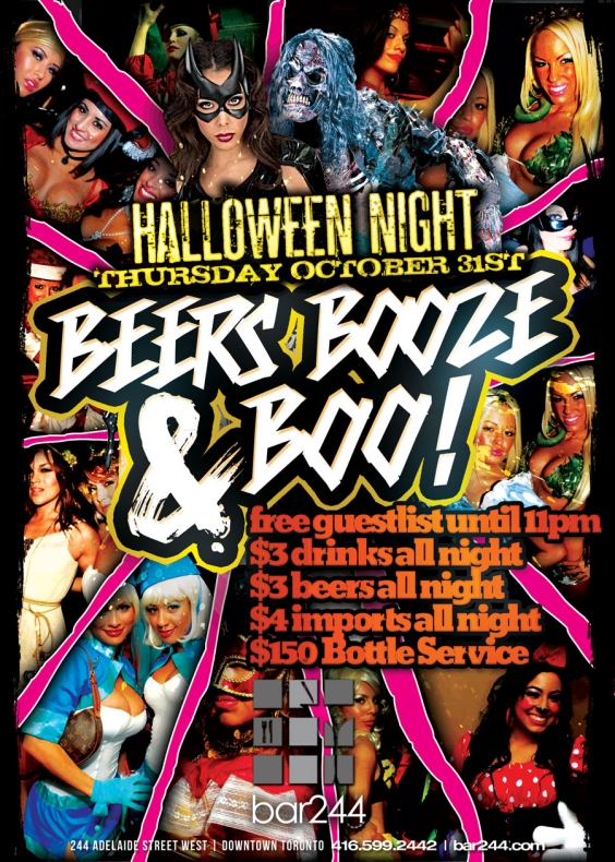 Beers Booze & Boo! Halloween Night