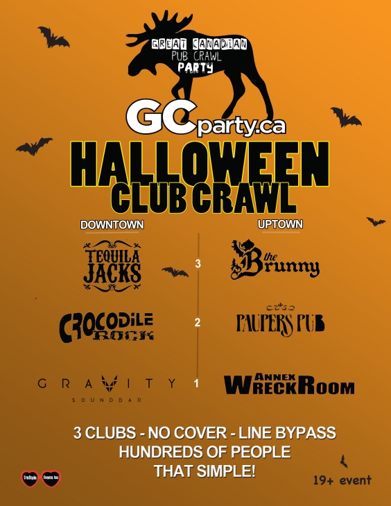 Halloween Club Crawl 2013 - Toronto (Uptown)