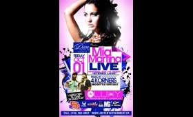 Mia Martina Live @ Luxy! Singing Her Hit Song “Stereo Love” | Fri.Oct.01.