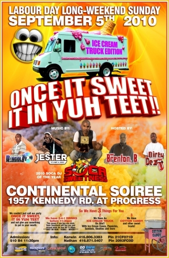 club crawlers ice cream truck flyer