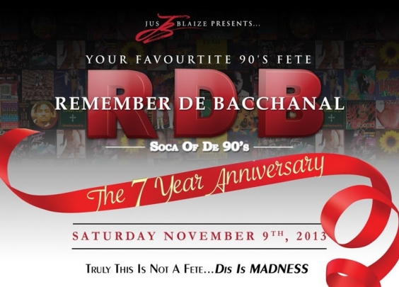 REMEMBER DE BACCHANAL - SOCA OF DE 90'S