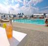 Shaquille O'Neal and DJ Diesel at Cabana Pool Bar